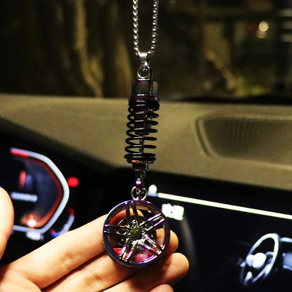 Spring & Wheel Pendant