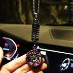 Spring & Wheel Pendant