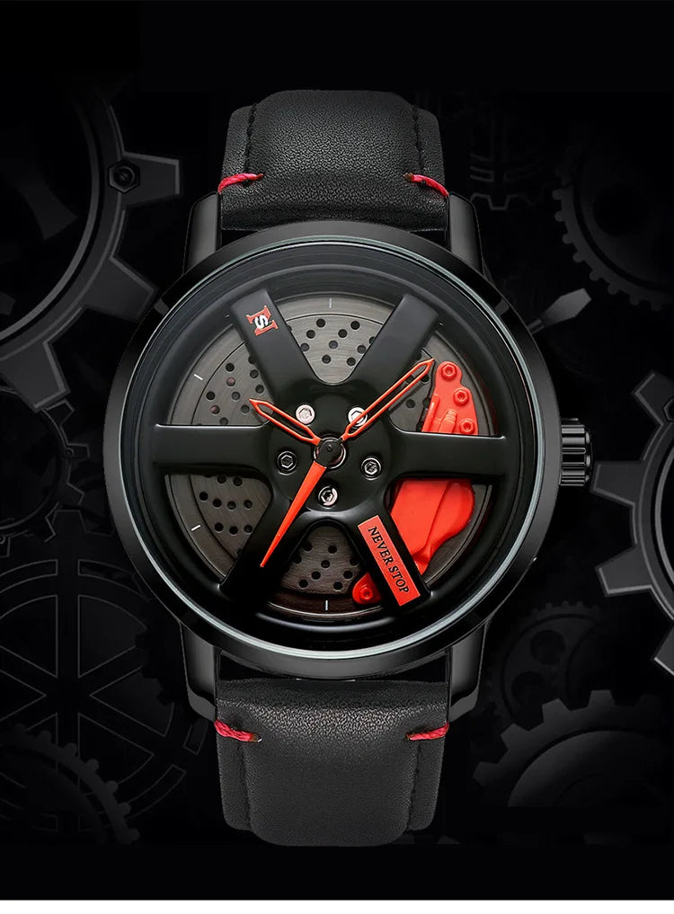 Revolver Leather Watch