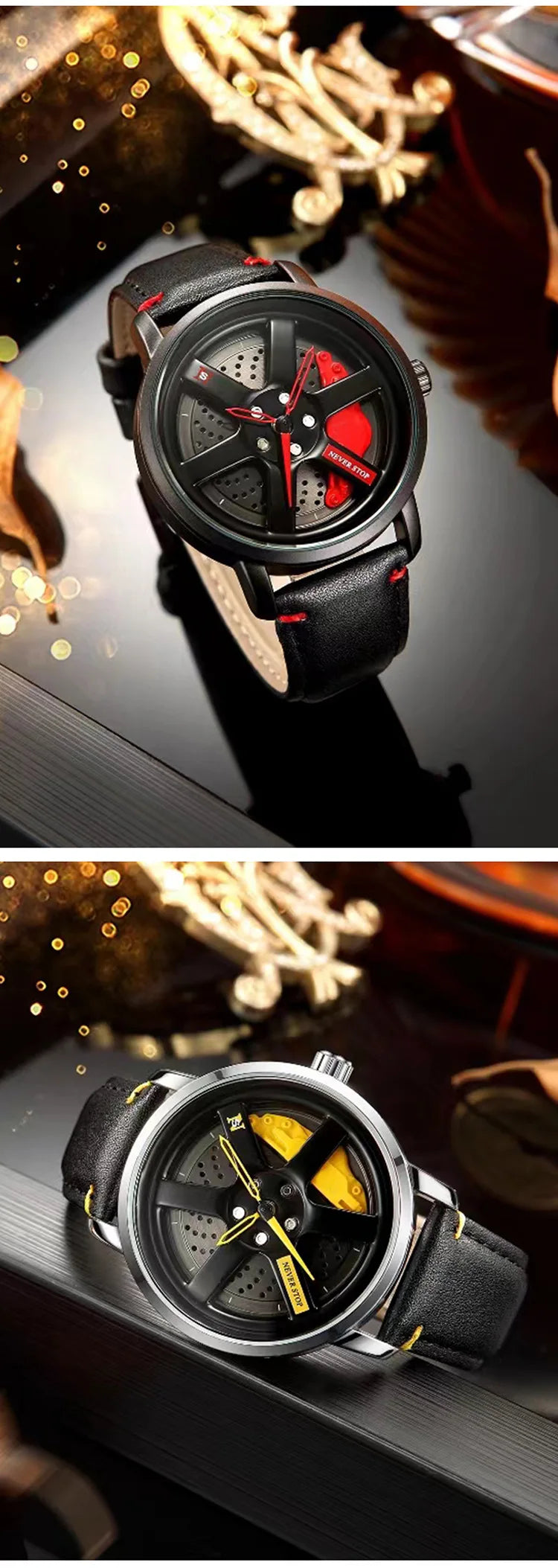 Revolver Leather Watch