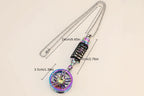 Spring & Wheel Pendant